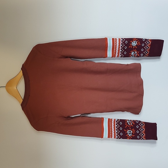 NWT! Free People Mikah Layering Thermal Cuff / Long Sleeve Top Autumn Size XS - Picture 11 of 12